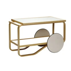 Artek - 901 Tea Trolley, White Laminate