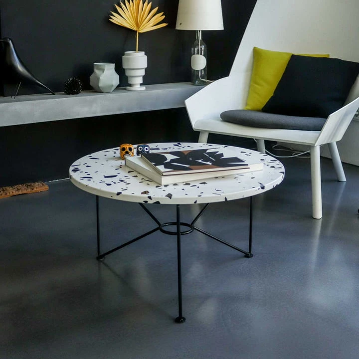 Acapulco Design - The Low Table, H 36 X Ø 65 Cm, Terrazzo / Azteca - Image 4