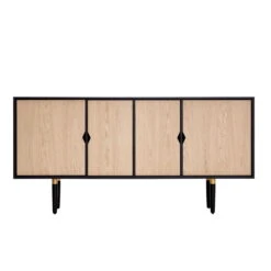 Andersen Furniture - Unique´s 163 X 43 X 80 Cm, Oak / Black