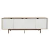 Andersen Furniture - S1 Sideboard, Soaped Oak / Doors White