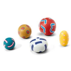 Areaware - Chiaozza Wall Hooks, Multicolor (set Of 5)