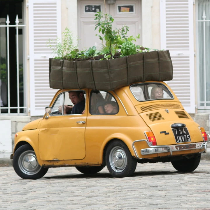 Bacsac - Bacsquare Plant Bag 4 Geotextil 140 L, Brown - Image 6