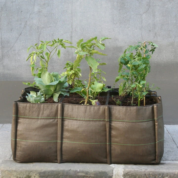 Bacsac - Bacsquare Plant Bag 4 Geotextil 140 L, Brown - Image 7