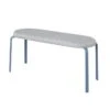Broste Copenhagen - Oda Bench, Upholstered, Grey / Blue