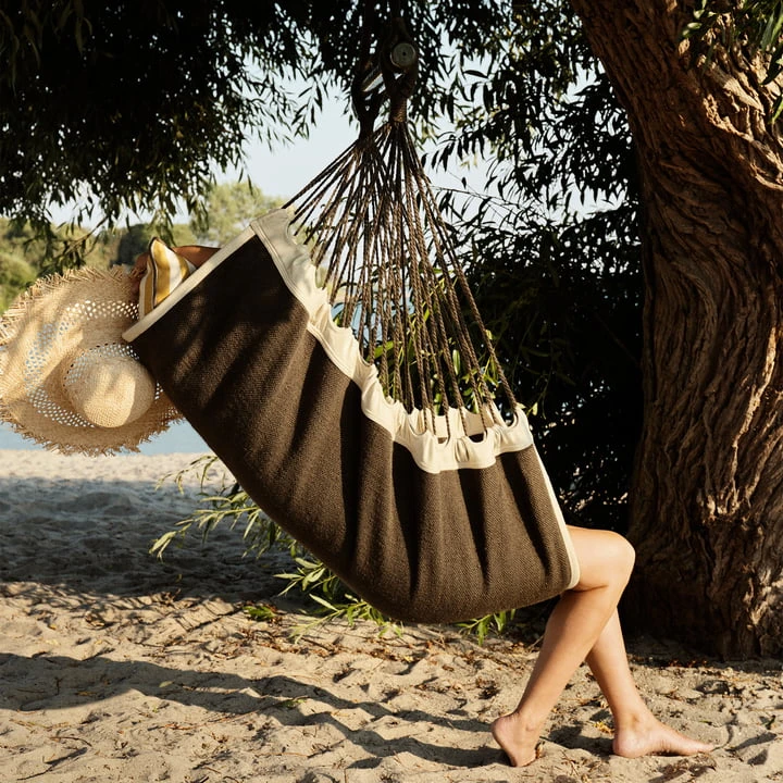 Broste Copenhagen - Paloma Hanging Chair, Green - Image 3