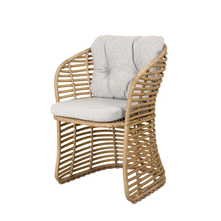 Cane-line - Basket Outdoor Armchair, Natural / Taupe
