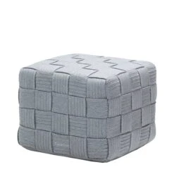 Cane-line - Cube Stool (8340) Outdoor, Light Grey