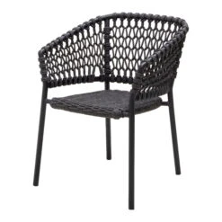 Cane-line - Ocean Armchair Outdoor, Dark Gray