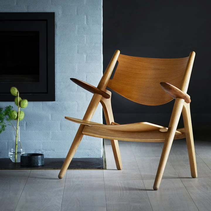 Carl Hansen - Ch28t Lounge Chair, Oiled Oak - Image 3