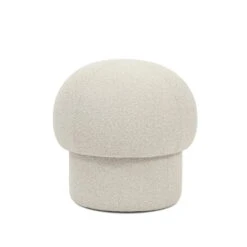Design House Stockholm - Uno Pouf, Ø 50 Cm, Cream