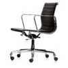 Vitra - Alu-Chair EA 117, Chrome, Swivel, Armrests, Hopsak, Black