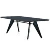 Vitra - EM Table Dining Table, 90 X 240 Cm, Asphalt / Deep Black