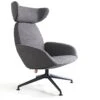 Eva Solo - Laze High Armchair, Black / Main Line Flax Grey (Temple MLF16)