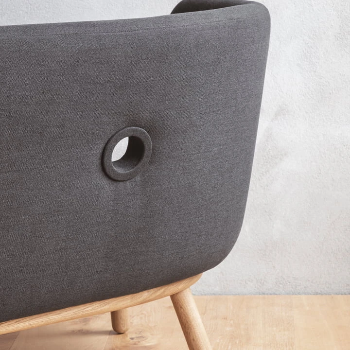 Eva Solo - Phantom 2-Seater Sofa, Oak / Gray - Image 3