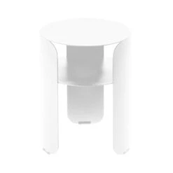 Fermob - Bebop Side Table ø 35 Cm, Cotton White