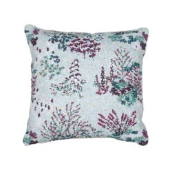 Fermob - Bouquet Sauvage Outdoor Cushion Pixels, 44 X 44 Cm, Glacier Mint