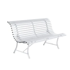 Fermob - Louisiane Bench 150 Cm, Cotton White
