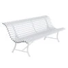 Fermob - Louisiane Bench, 200 Cm, Cotton White