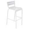 Fermob - Luxembourg Bar Stool, Cotton White