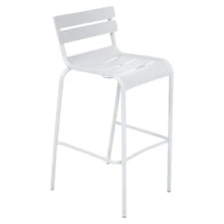 Fermob - Luxembourg Bar Stool, Cotton White