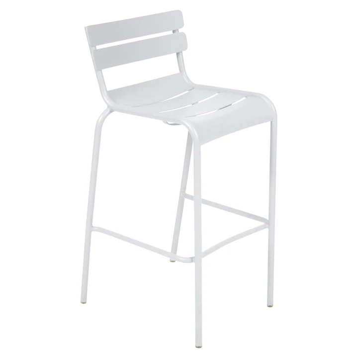 Fermob - Luxembourg Bar Stool, Cotton White