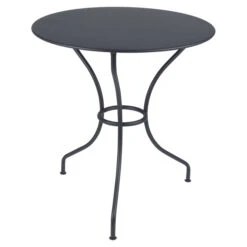 Fermob - Opéra + Garden Table, Ø 67 Cm, Anthracite