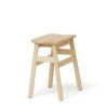 Form & Refine - Angle Standard Stool, Beech White Oiled