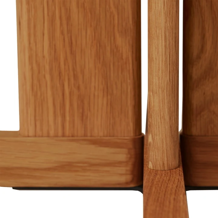 Form & Refine - Quatrefoil Table, 68 × 68 Cm, Oak - Image 6