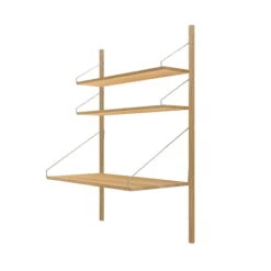 Frama - Library Shelf H 114,2 Cm, Oiled Oak (Desk Section)