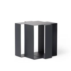 Frederik Roijé - Shifted Square Side Table, Dark Grey