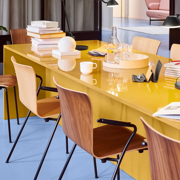 Fritz Hansen - Vico Duo Armchair, Walnut / Black - Image 4