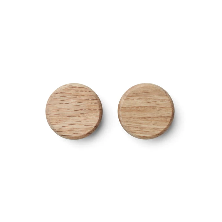 Gejst - Flex Button Pin, Oak (set Of 2)