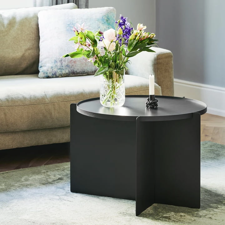 Gejst - Svip Side Table, Ø 60 X 42 Cm, Black / Gray - Image 5