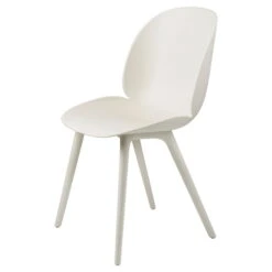 Gubi - Beetle Dining Chair Outdoor, Alabaster White