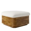 Gubi - Bohemian 72 Outdoor Ottoman, Dedar (002, Standard)