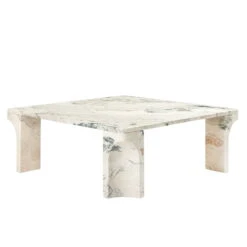 Gubi - Doric Coffee Table, 80 X 80 Cm, Electric Grey