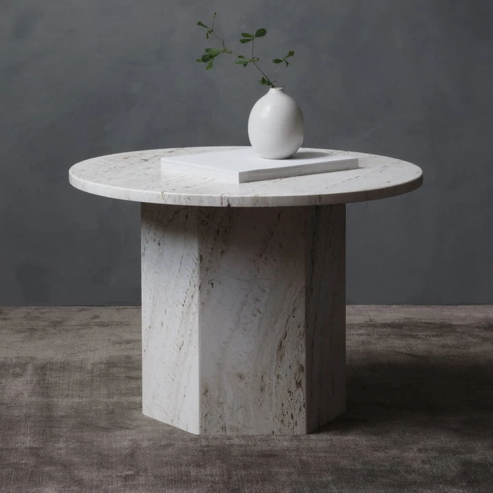 Gubi - Epic Coffee Table, Ø 60 Cm, Neutral White - Image 4