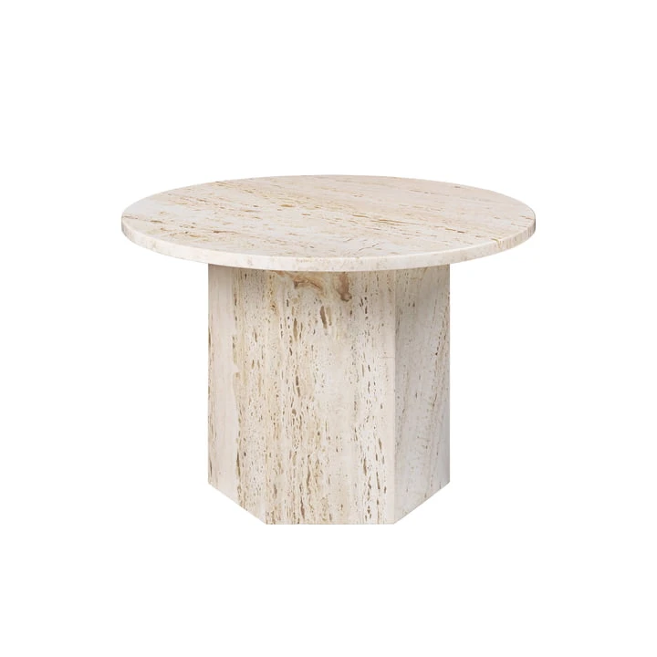 Gubi - Epic Coffee Table, Ø 60 Cm, Neutral White