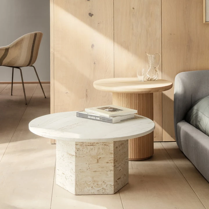 Gubi - Epic Coffee Table, Ø 60 Cm, Neutral White - Image 2
