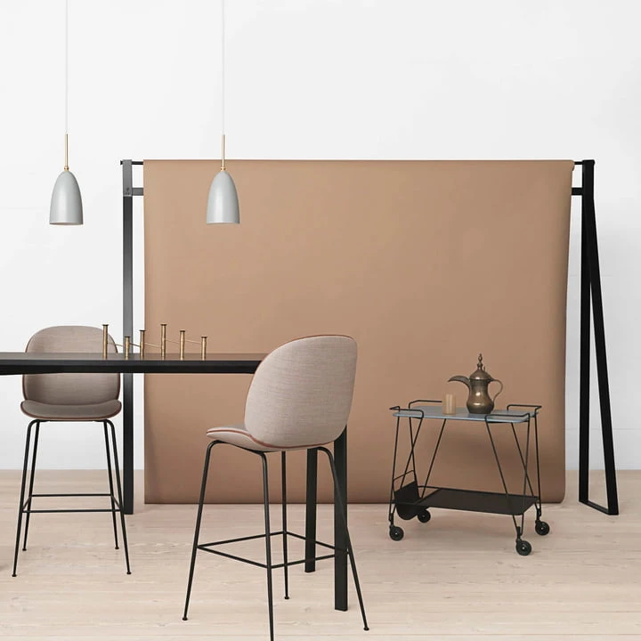 Gubi - Matégot Trolley / Service Trolley, Black - Image 2