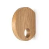 Yunic - Yoyo Wall Hook Ø 12 Cm, Natural Oak