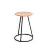 Hartô - Petit Gustave Stool, Oak / Anthracite Gray (RAL 7016)