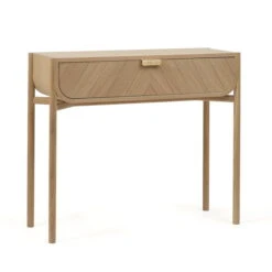 Hartô - Marius Console Table, Natural Oak