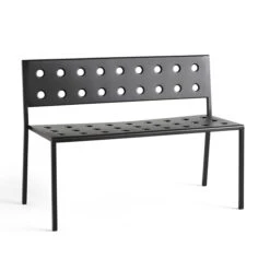 Hay - Balcony Dining Bench, L 114 Cm, Anthracite