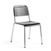 Hay - Halftime Chair, Chrome / Black Stained Oak