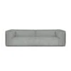 Hay - Mags Soft Sofa 2.5 Seater, Combination 1, Light Gray (Hallingdal 130) / Stitching: Dark Gray (EU)