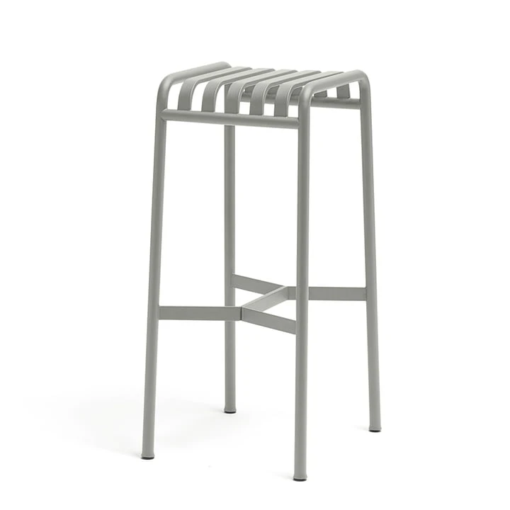 Hay - Palissade Bar Stool, Light Gray