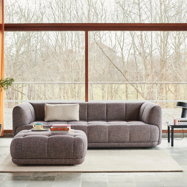 Hay - Quilton 3 Seater Sofa, Swarm Multi-colour - Image 2