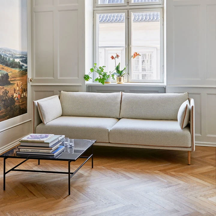 Hay - Rebar Coffee Table, 80 X 84 Cm, Marble / Black - Image 2