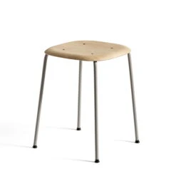 Hay - Soft Edge 70 Stool, Oak / Grey